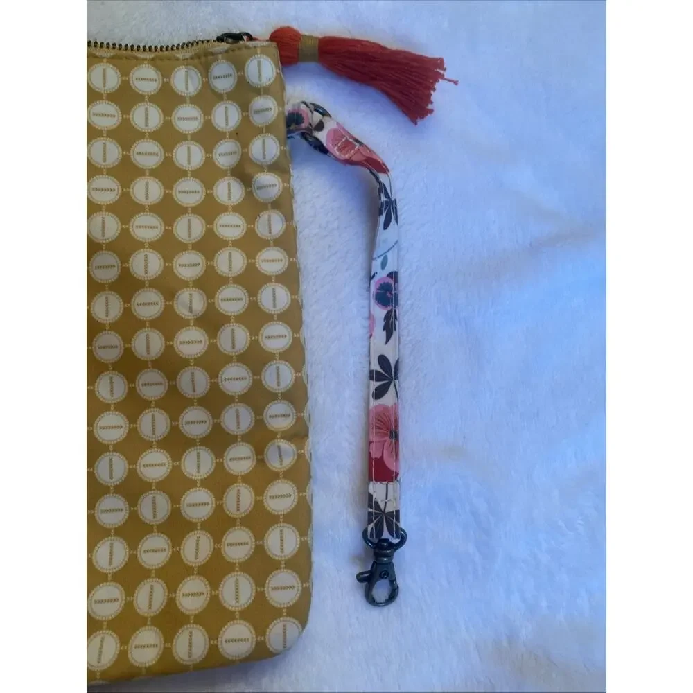 Matilda Jane Floral Zip Tassel Bag 10x12 in